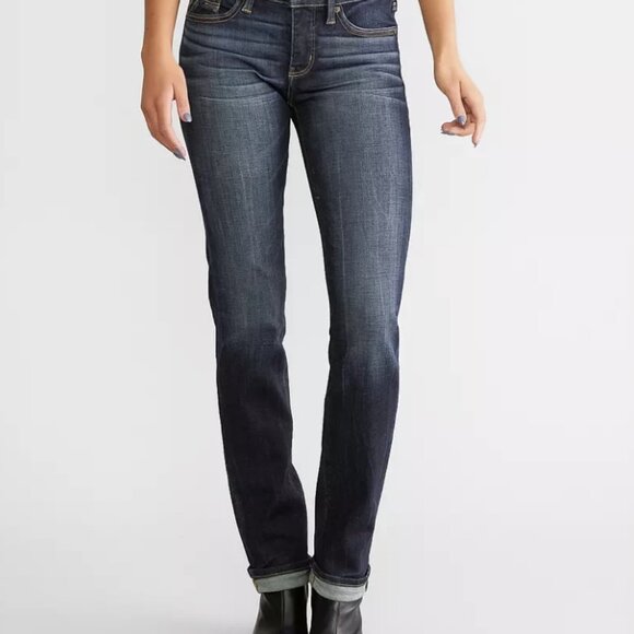 Lot 2 pair Buckle Black straight Stretch Jean 36 x 34 - Picture 2 of 11